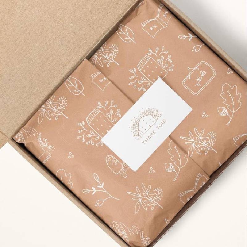 Customize your Custom Tissue Paper | Delicate Branding Detail