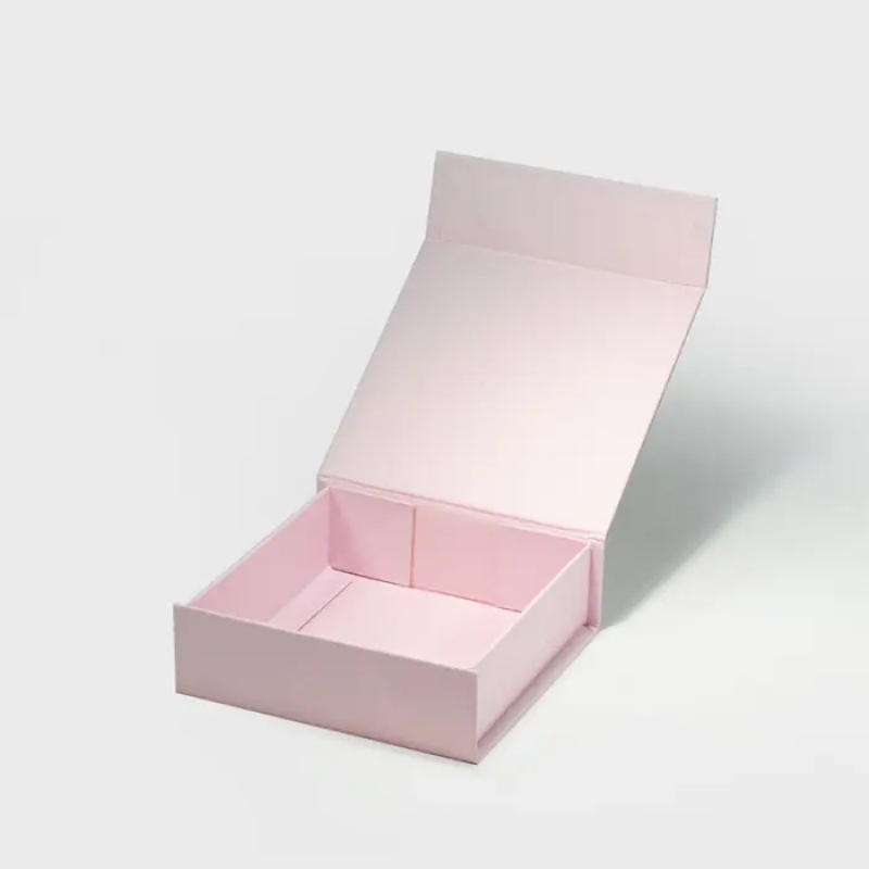 Magnetic Gift Box 120x120x40mm Pink - 50/Pack - dimensions