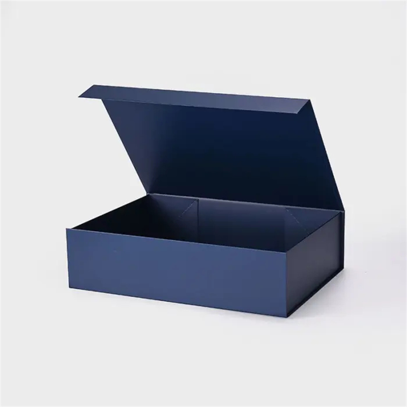 Magnetic Gift Box 440x320x120mm Navy Blue - 12/Pack - dimensions