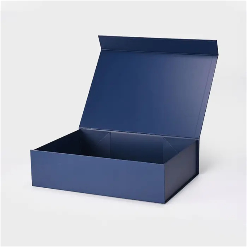 Magnetic Gift Box 440x320x120mm Navy Blue - 12/Pack - dimensions