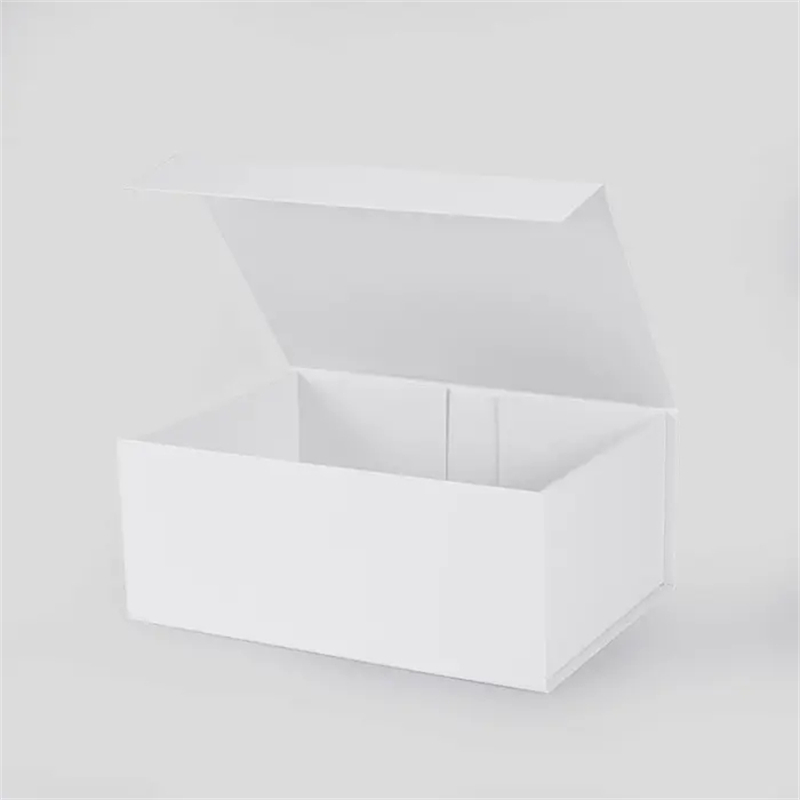 Magnetic Gift Box with Ribbon 235x170x100mm White - 25/Pack - dimensions