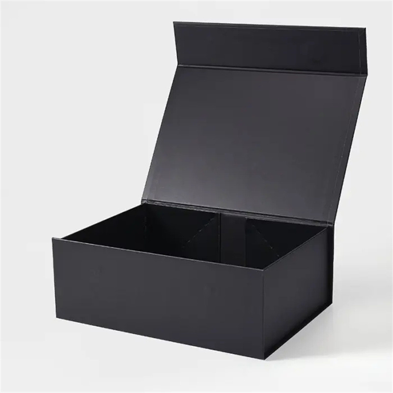 Magnetic Gift Box with Ribbon 330x255x115mm Black - 25/Pack - dimensions