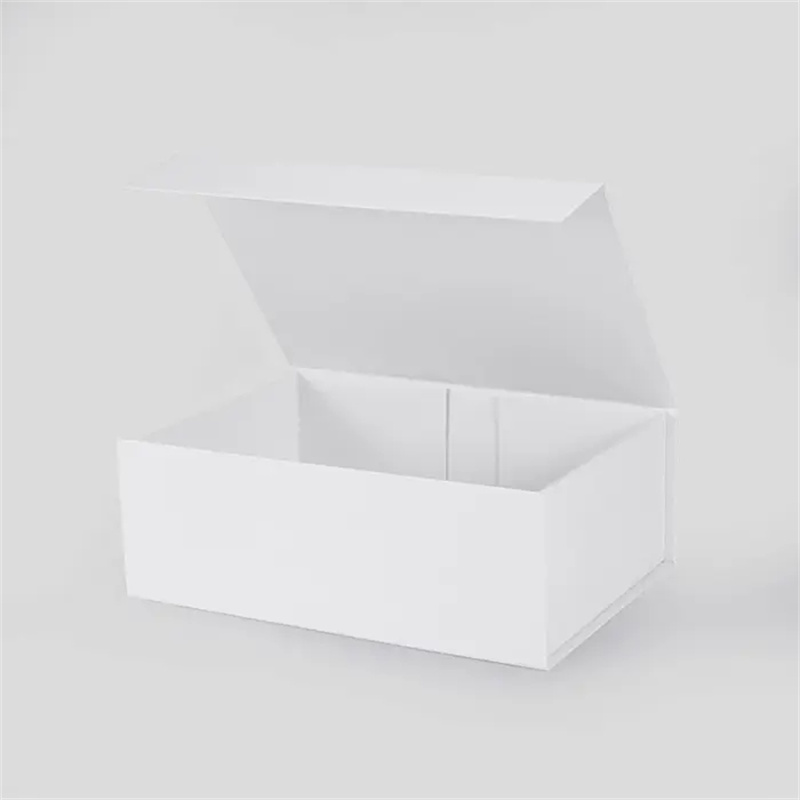 Magnetic Gift Box with Ribbon 330x255x115mm White - 25/Pack - dimensions