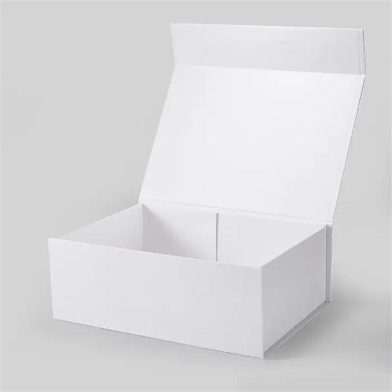 Magnetic Gift Box with Ribbon 330x255x115mm White - 25/Pack - dimensions