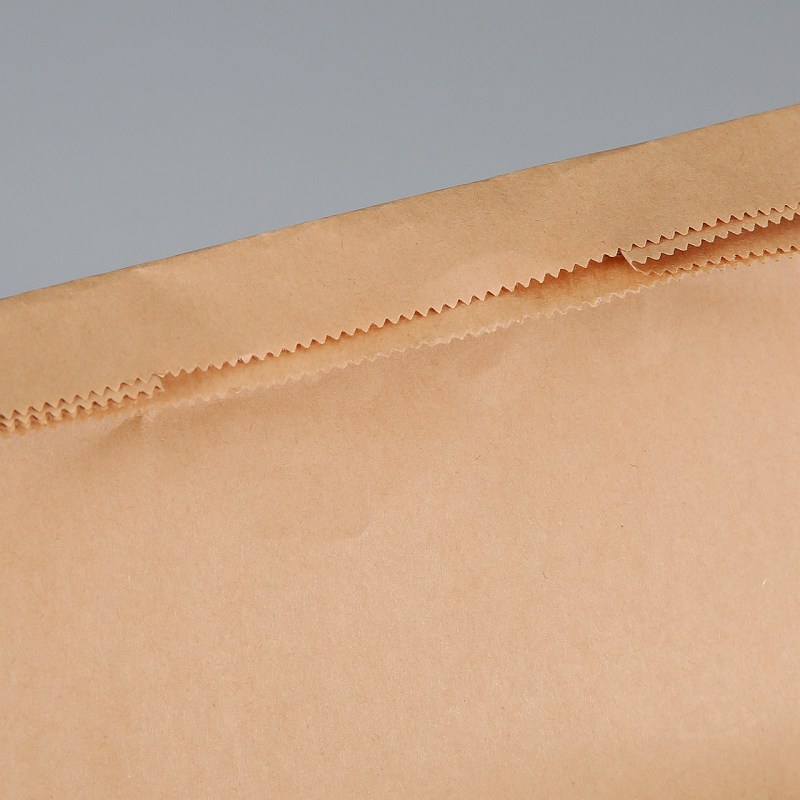 Greaseproof Paper Bags Square Bottom 120x215mm Brown - 300/Pack - dimensions