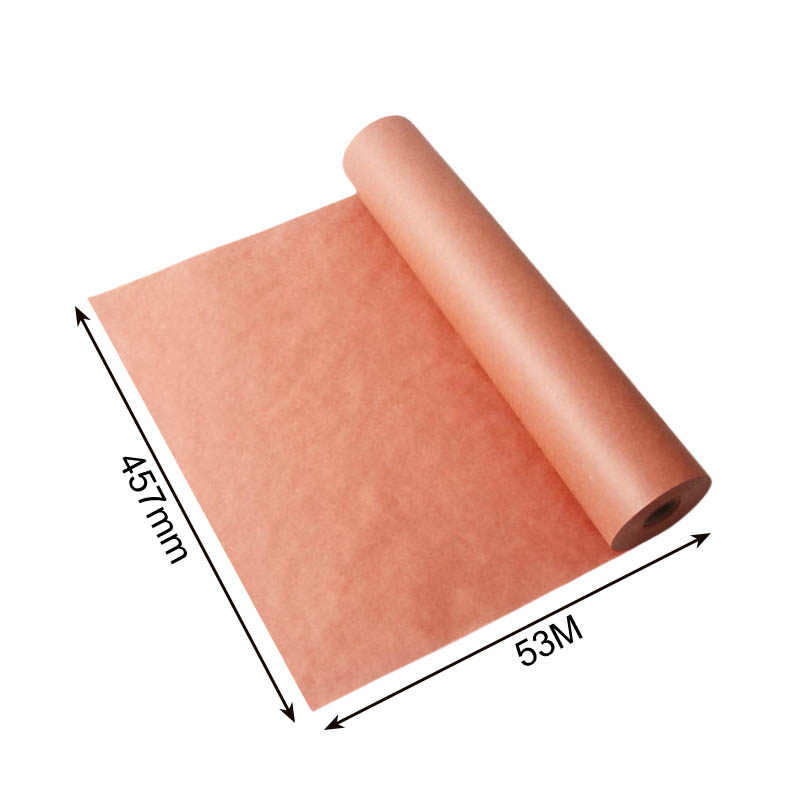 Butcher Paper Roll 457mmx53M Pink - dimensions