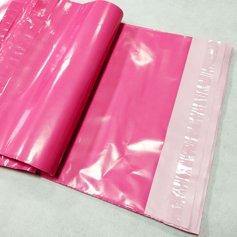 Medium Mail Bags 250x340mm Pink - 100/Pack - dimensions