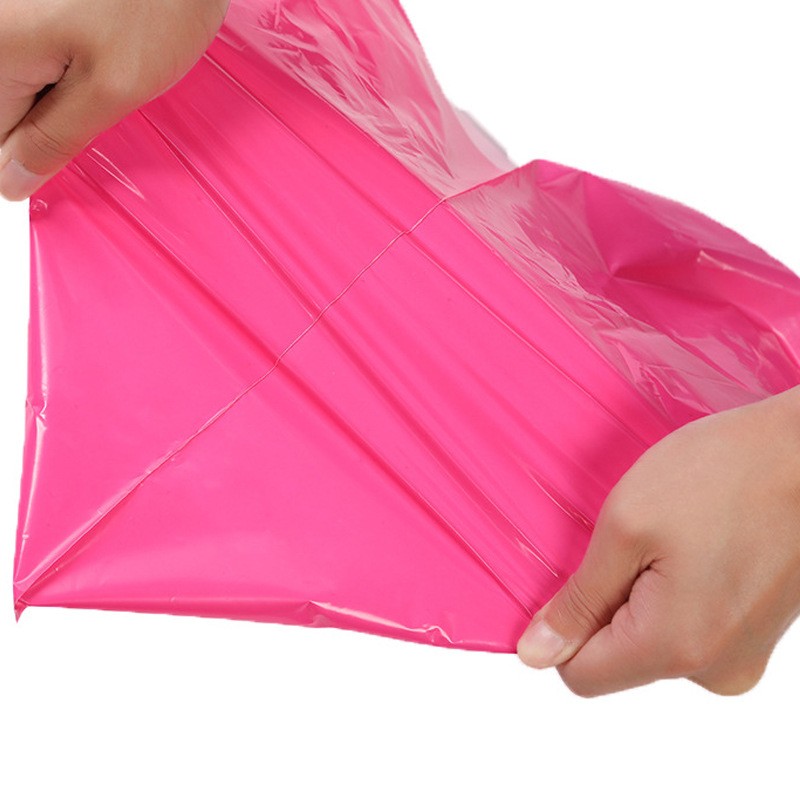 Medium Satchel Bags 340x410mm Pink - 100/Pack - dimensions