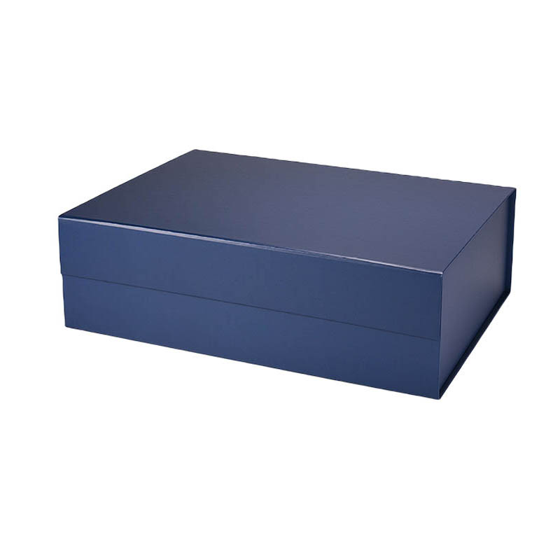 Magnetic Gift Box 440x320x120mm Navy Blue - 12/Pack - dimensions