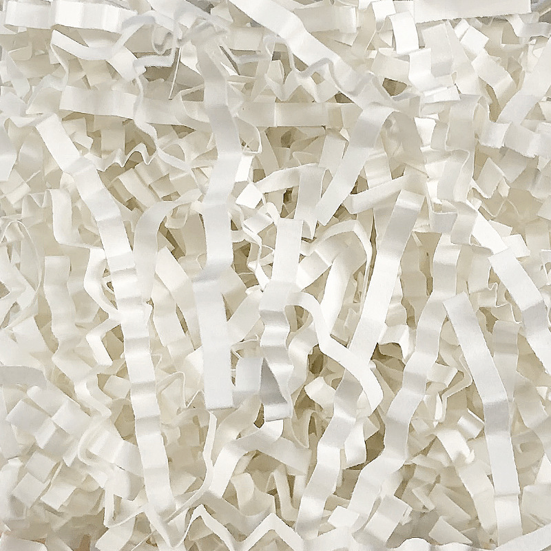 Crinkle Shredded Paper Filler White 1kg