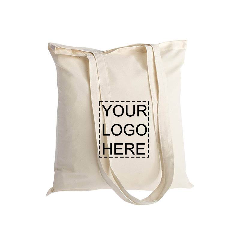 Custom Printed Calico Bags with Two Long Handles 380x420mm - MOQ 100