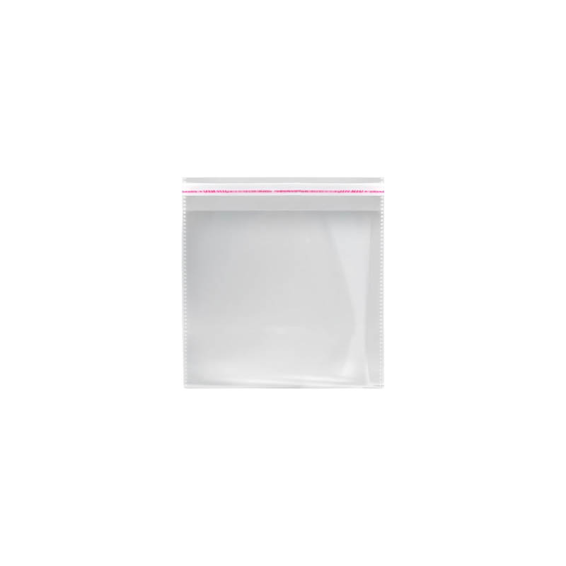 Peel and Seal Cellophane Bags 70x60mm - 1000/Pack - dimensions