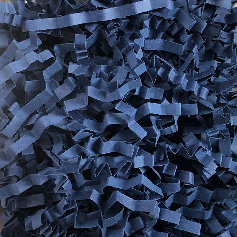 Crinkle Shredded Paper Filler Navy Blue 1kg