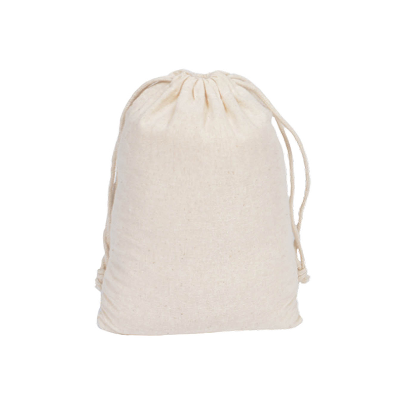 Medium Calico Drawstring Bags 300x400mm - 50/Pack - dimensions