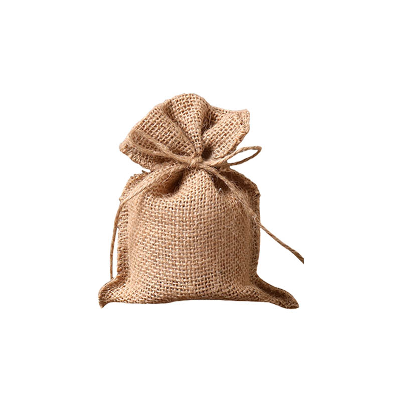 Hessian Drawstring Gift Bags 130x180mm - 10/Pack - dimensions