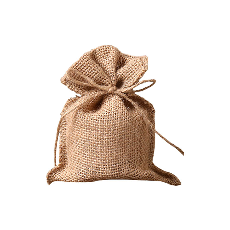 Hessian Drawstring Gift Bags 160x230mm - 10/Pack - dimensions