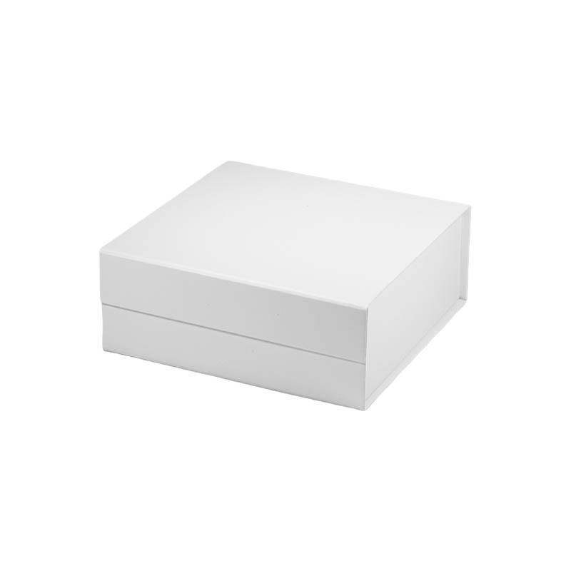 Magnetic Gift Box 235x235x80mm White - 25/Pack - dimensions