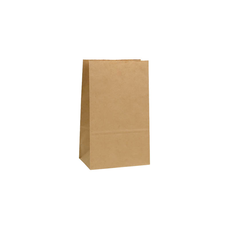 Small Paper Gift Bags No Handles 90x180mm Brown - 100/Pack