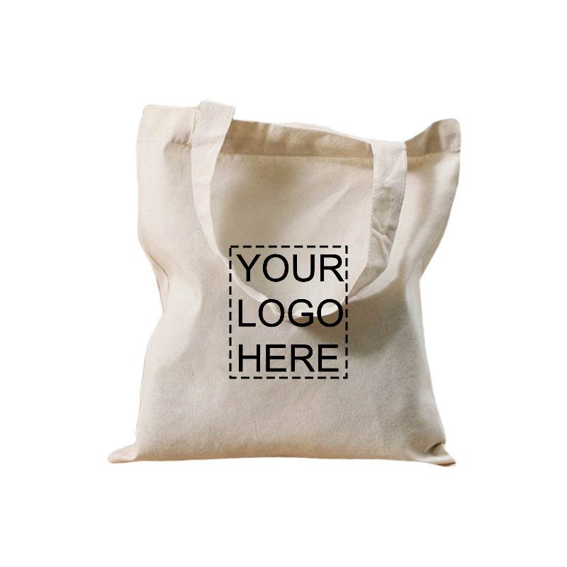 Custom Printed Calico Bags with Two Short Handles 380x420mm - MOQ 100 - dimensions