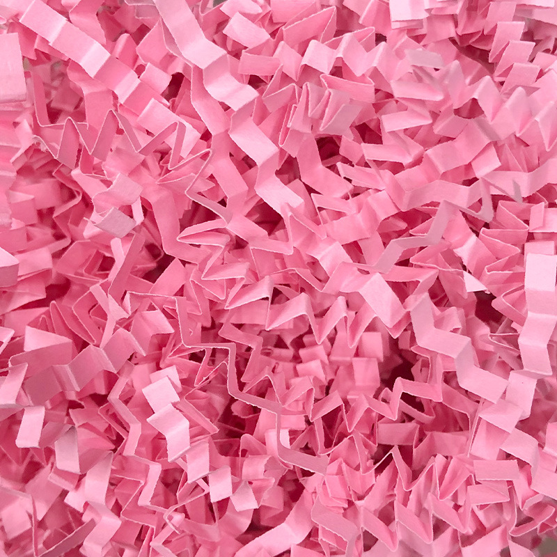 Crinkle Shredded Paper Filler Pink 1kg