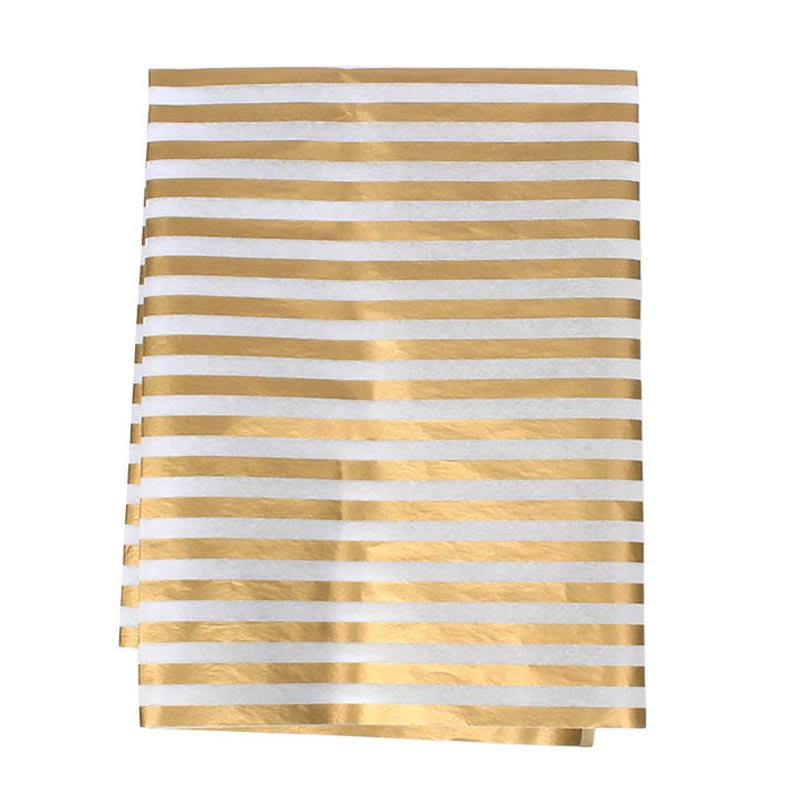 Christmas Stripe Tissue Paper 700x500mm - 50 Sheets - dimensions