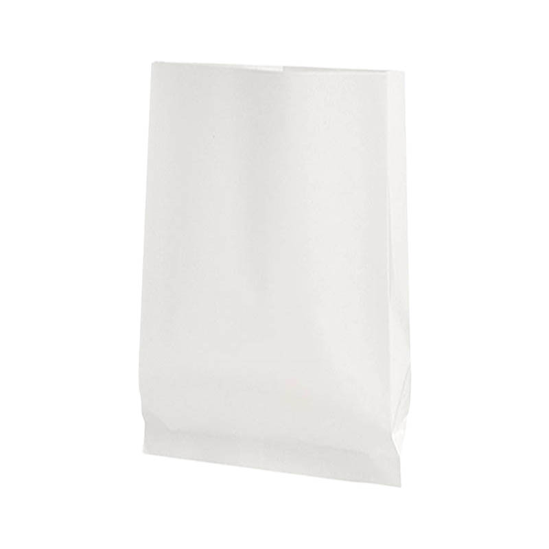 Greaseproof Paper Bags Flat Bottom 150x300mm White - 600/Pack - dimensions