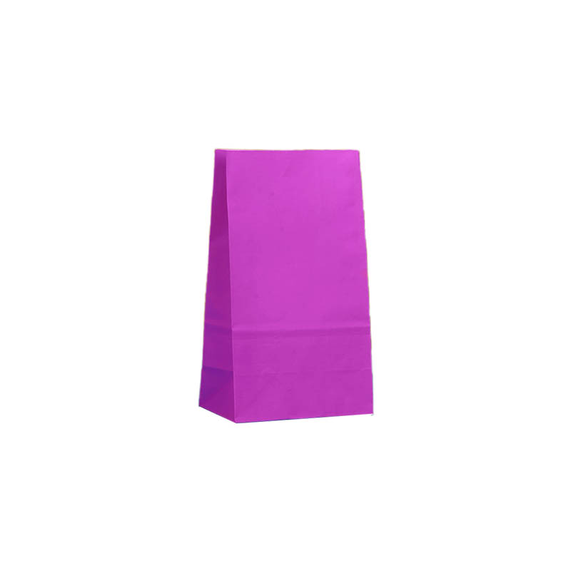 Small Paper Gift Bags No Handles 90x180mm Purple - 100/Pack