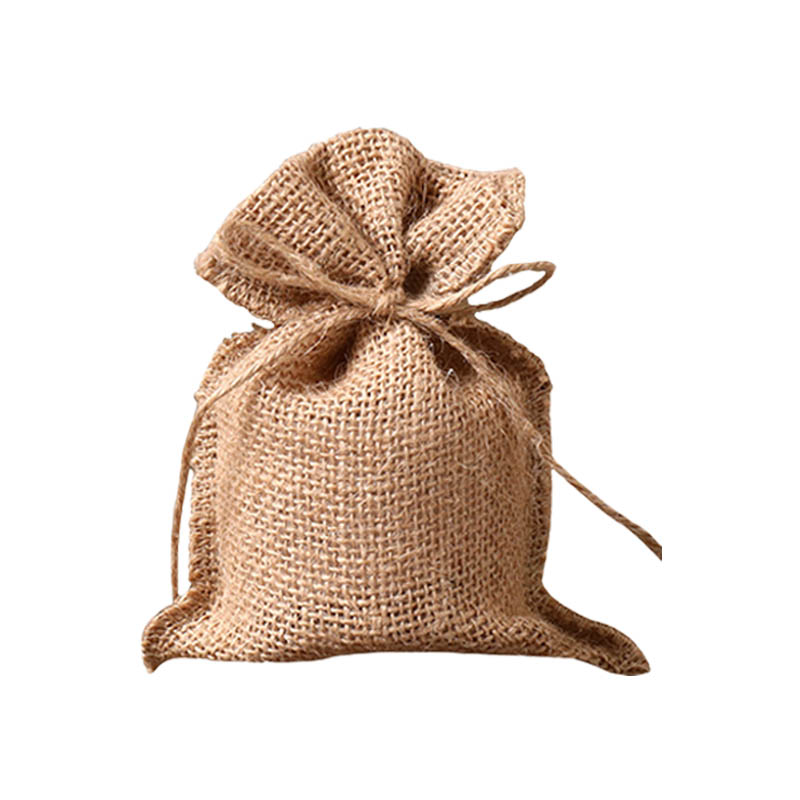 Hessian Drawstring Gift Bags 190x300mm - 10/Pack - dimensions