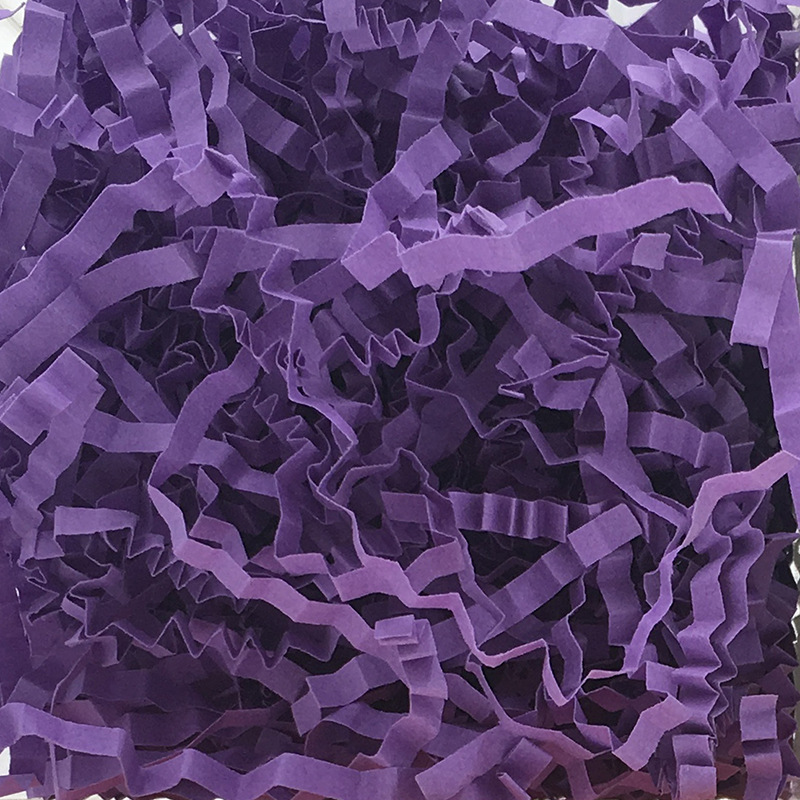 Crinkle Shredded Paper Filler Purple 1kg - dimensions