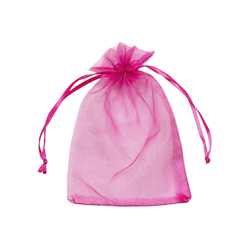 Rose Organza Bags - 100/Pack