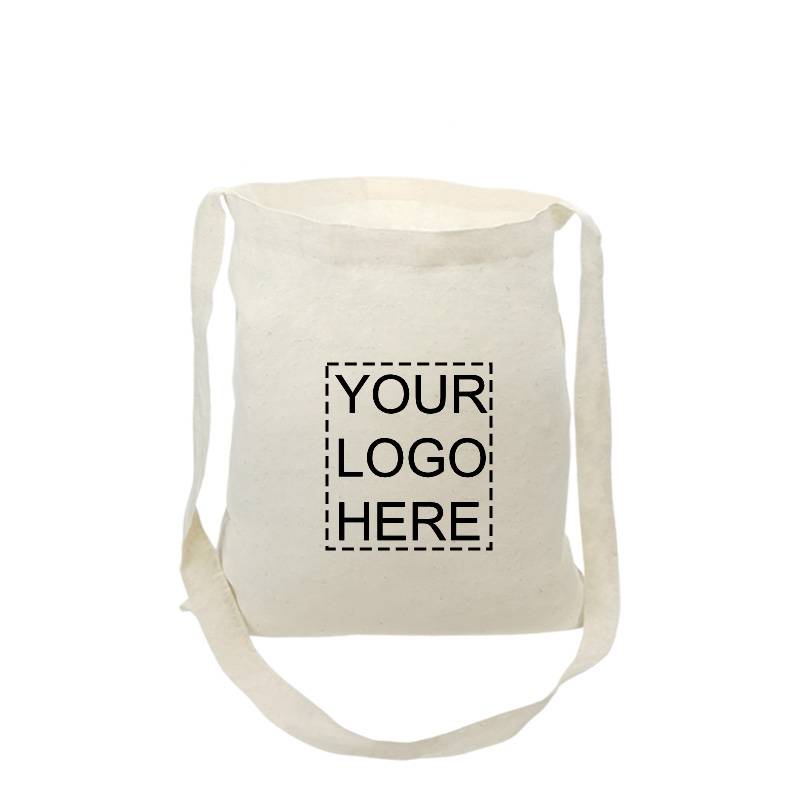 Custom Printed Calico Bags with Shoulder Strap 300x380mm - MOQ 100 - dimensions