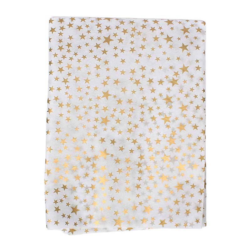 Christmas Star Tissue Paper 700x500mm - 50 Sheets - dimensions