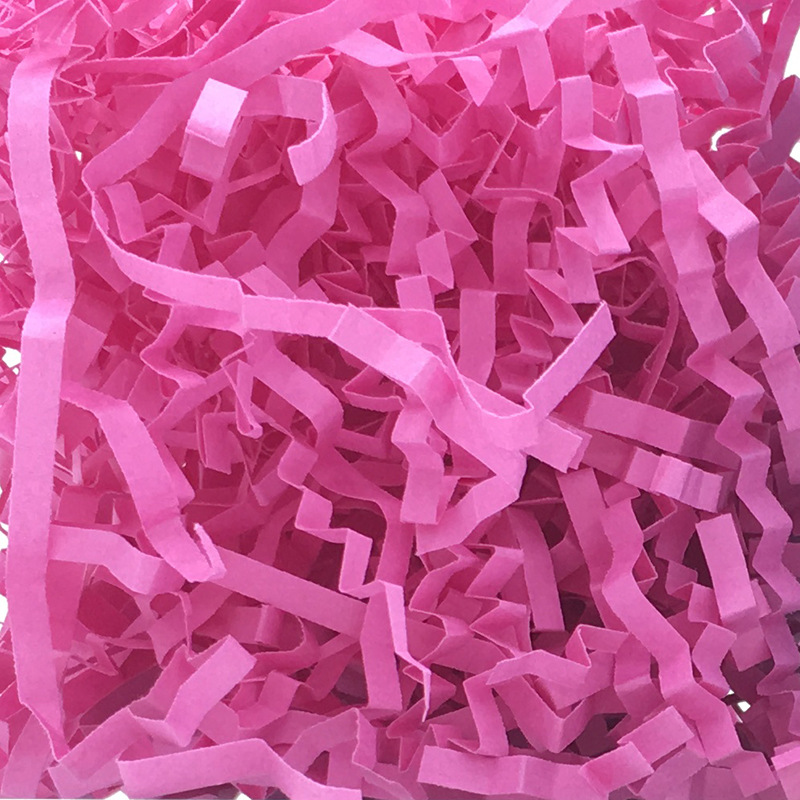 Crinkle Shredded Paper Filler Hot Pink 1kg