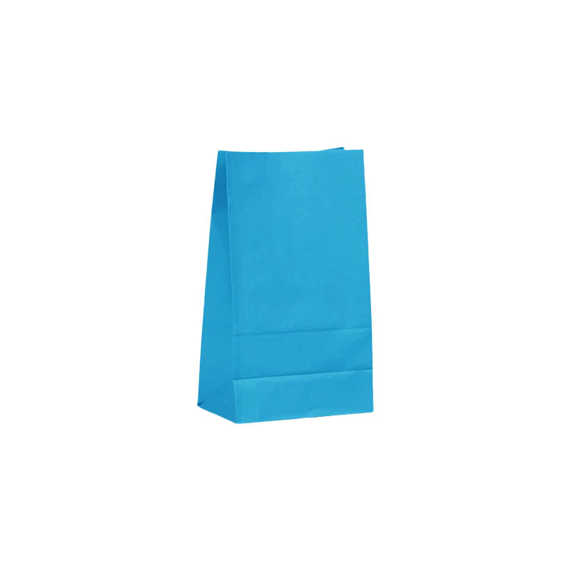 Small Paper Gift Bags No Handles 90x180mm Blue - 100/Pack