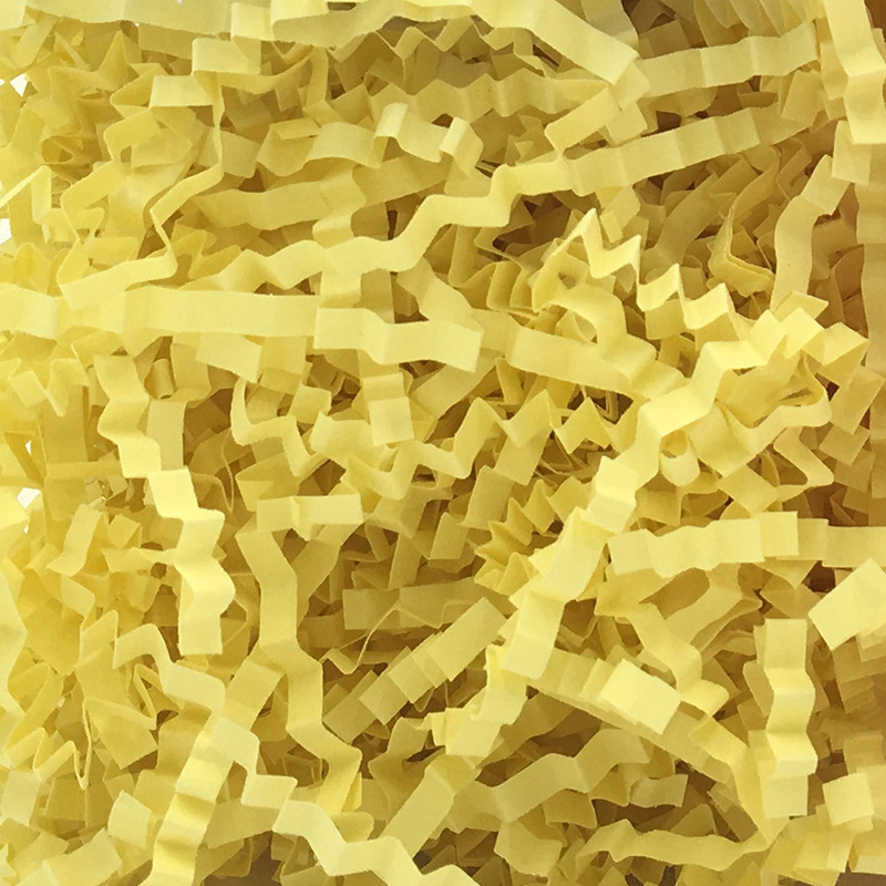 Crinkle Shredded Paper Filler Yellow 1kg