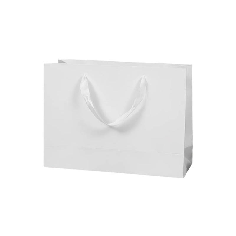 Matt Laminated Paper Bags 350x130x260mm White - 50/Pack