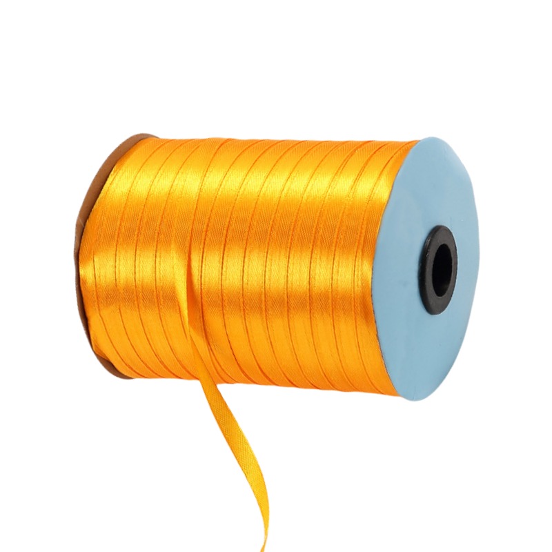 Single Faced Satin Ribbon Roll 6mmx530M Orange