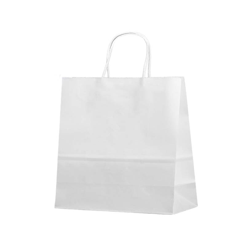 Extra Large Paper Bags Twisted Handles 450x500mm White - 50/Pack